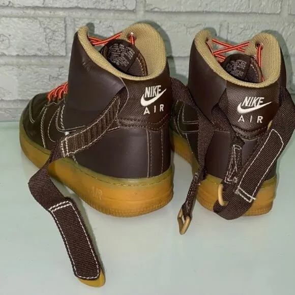 Nike Air Force 1 High ‘Baroque Brown’ Size 5.5Y Boys / Women’s 7