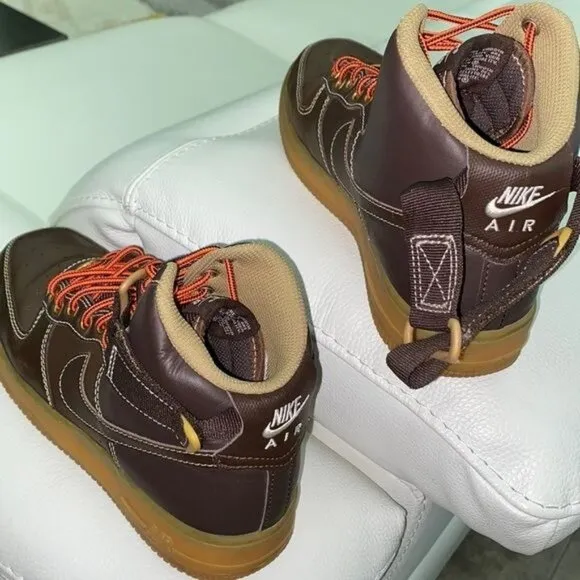 Nike Air Force 1 High ‘Baroque Brown’ Size 5.5Y Boys / Women’s 7