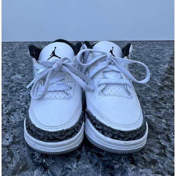 Nike Air Jordan 3 Retro TD 'Dark Iris' 2022 DM0968-105 Toddler Size 8C