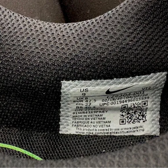 NIKE AIR MAX AXCEE GREEN STRIKE CZ2400 BLACK GREEN MEN SNEAKERS