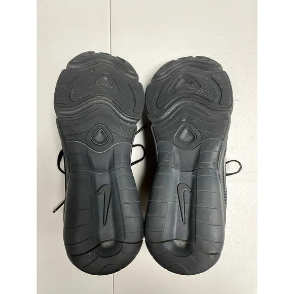 NIKE AT5627-001 Air Max 200 (GS) Triple All Black Running Shoes Unisex Kid's 5Y