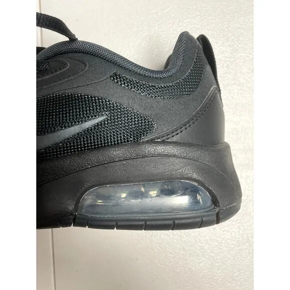 NIKE AT5627-001 Air Max 200 (GS) Triple All Black Running Shoes Unisex Kid's 5Y