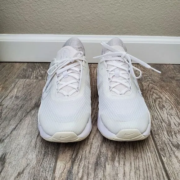 Nike Air Max 2090 White/Wolf Grey/Pure Platinum Casual Sneakers Size 3Y