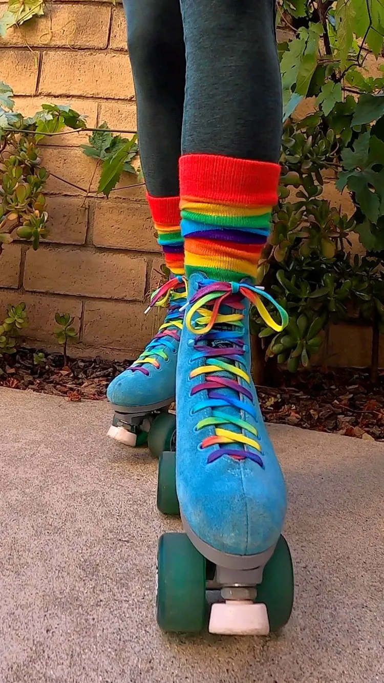 Noodles Skate Laces - Super Rainbow