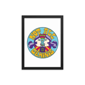 Not All Geminis Framed Poster