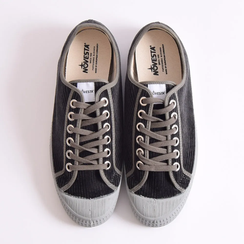 Novesta Star Master Dark Grey Corduroy Grey Shoes