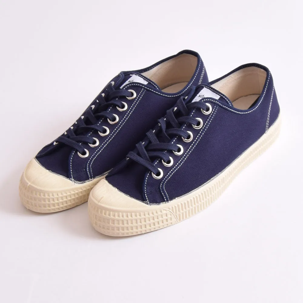 Novesta Star Master Navy Contrast Stitching Ecru Shoes