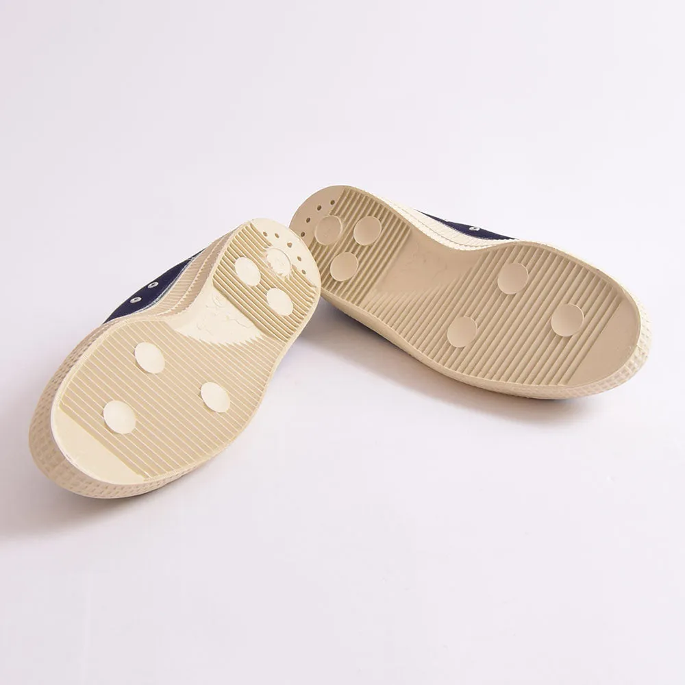 Novesta Star Master Navy Contrast Stitching Ecru Shoes