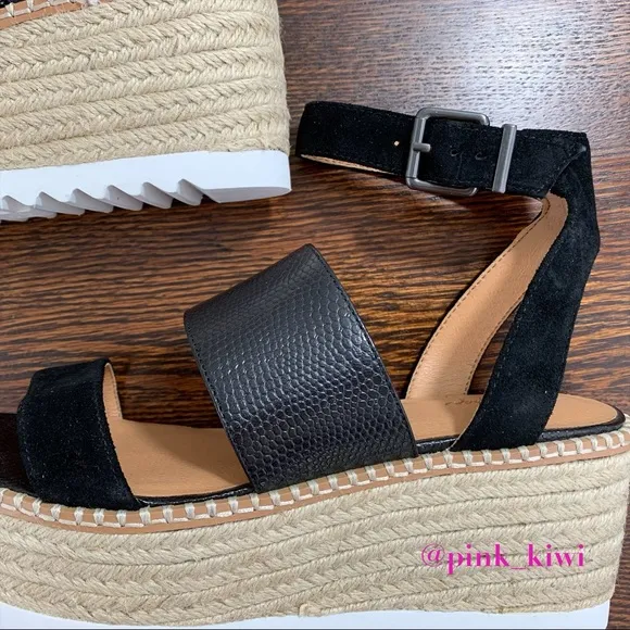 NWOB Crown Vintage Daylen Espadrille Wedge Sandal