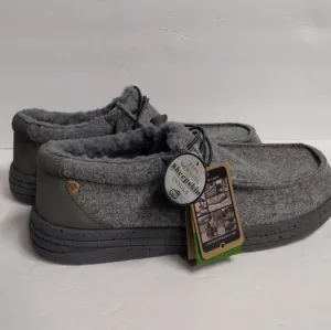 NWT LAMO SAMUEL Grey Wool 100% Genuine Sheepskin Insole CA Comfort Shoes 11 🔥