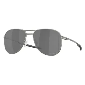 Oakley Contrail Ti - Satin Chrome Prizm Black Polarized Sunglasses