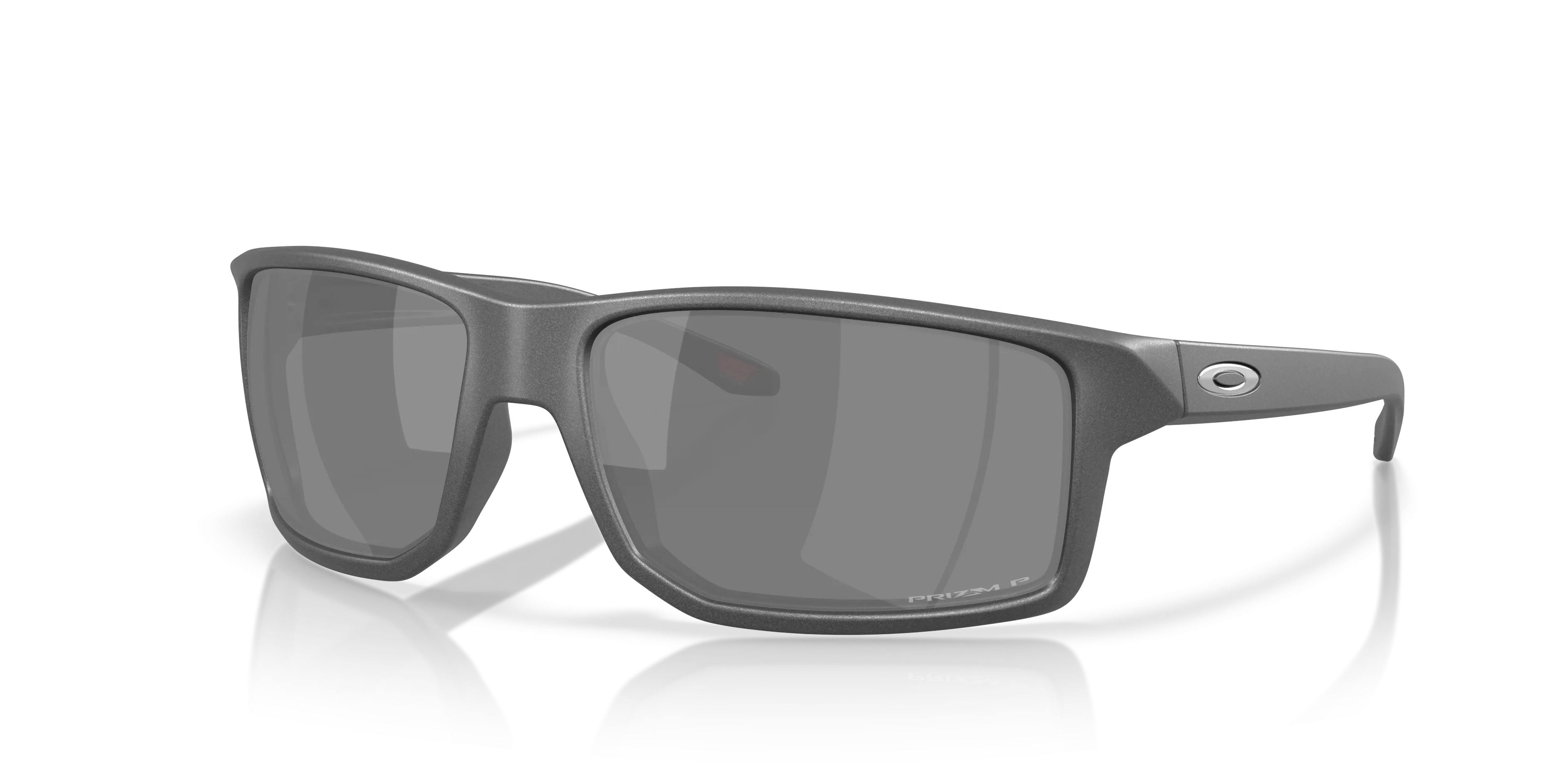 Oakley Gibston XL Sunglasses - Steel w/Prizm Black Polarized