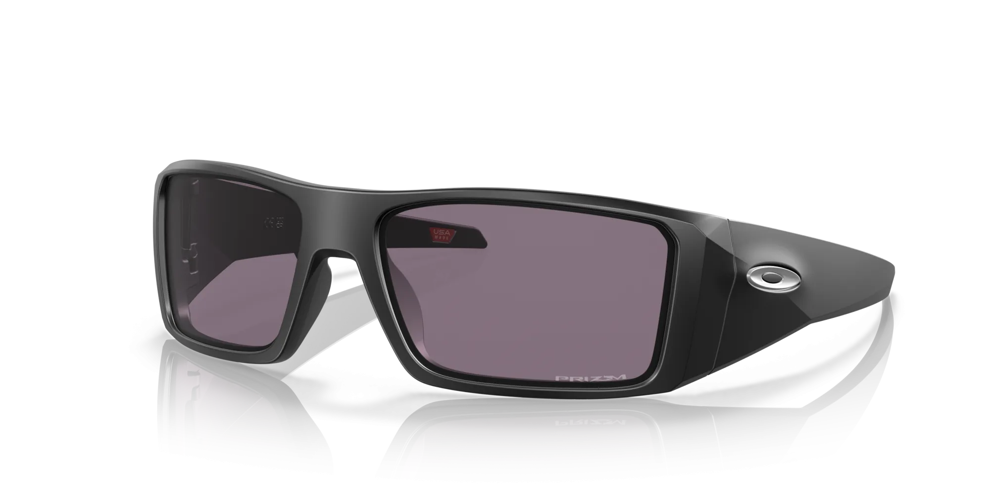 Oakley Heliostat Sunglasses - Matte Black w/Prizm Grey