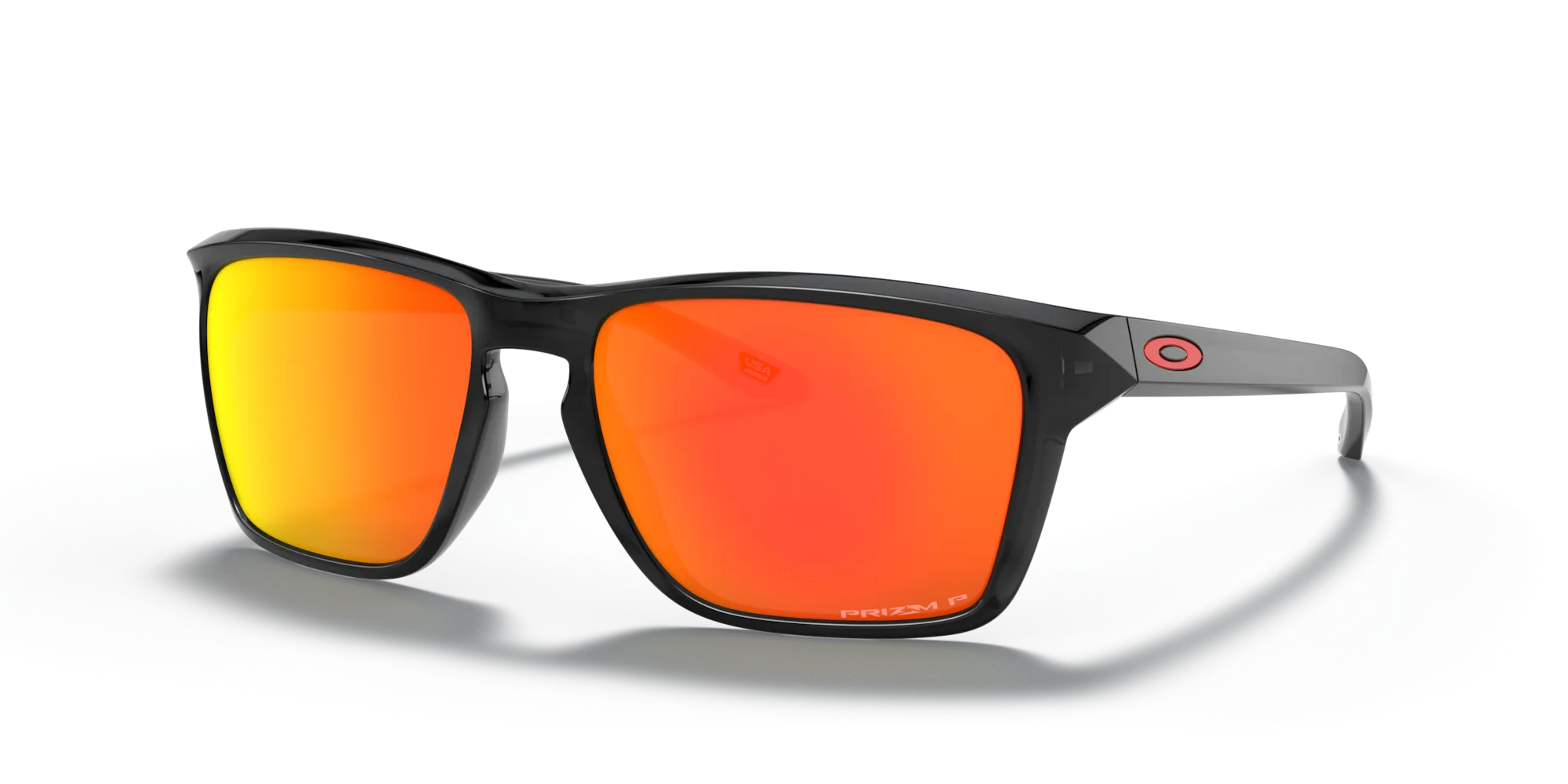Oakley Sylas Sunglasses - Black Ink with Polarized Prizm Ruby Lenses