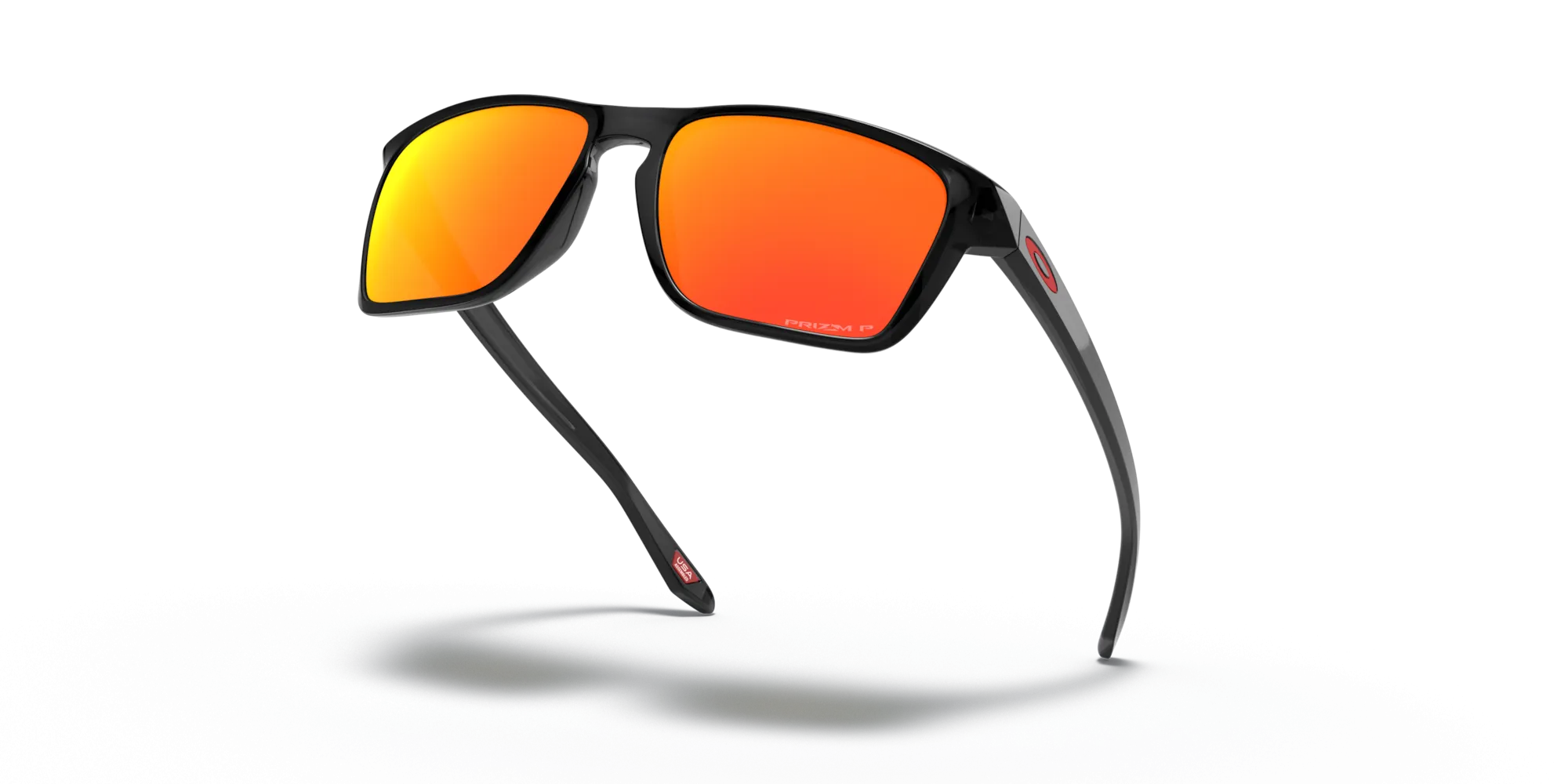 Oakley Sylas Sunglasses - Black Ink with Polarized Prizm Ruby Lenses
