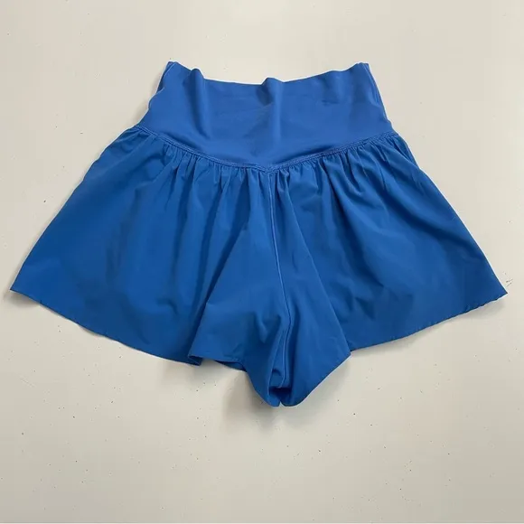 OFFLINE Aerie Real Me Crossover Flowy Short Skort Lounge Athletic Colbalt Blue