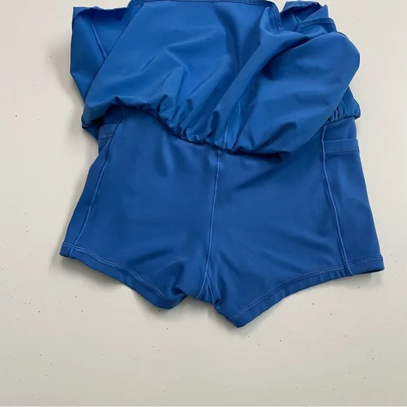 OFFLINE Aerie Real Me Crossover Flowy Short Skort Lounge Athletic Colbalt Blue