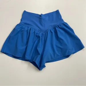 OFFLINE Aerie Real Me Crossover Flowy Short Skort Lounge Athletic Colbalt Blue