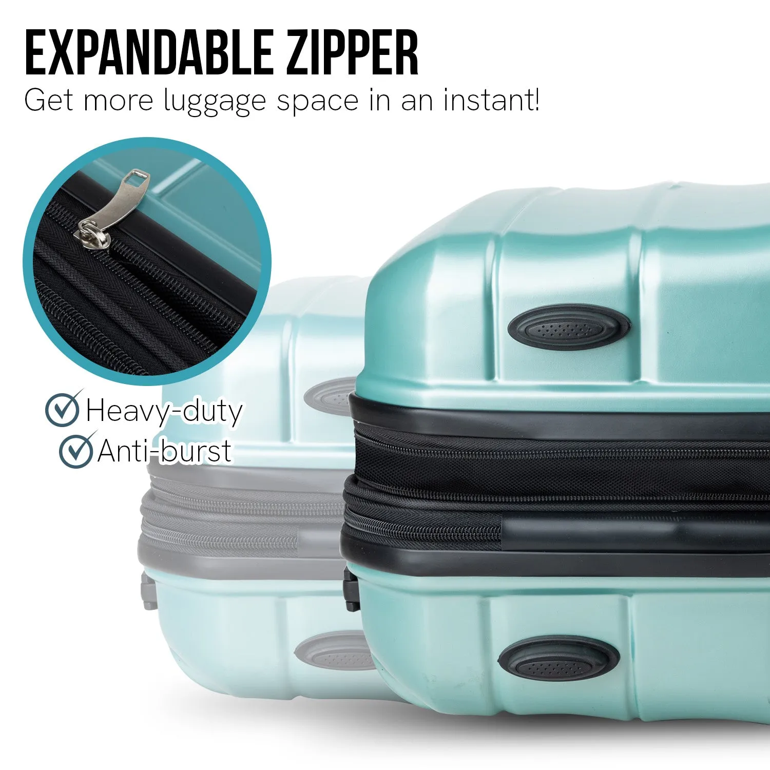Olympus Artemis 20in Hard Shell  ABS PC - Electric Teal