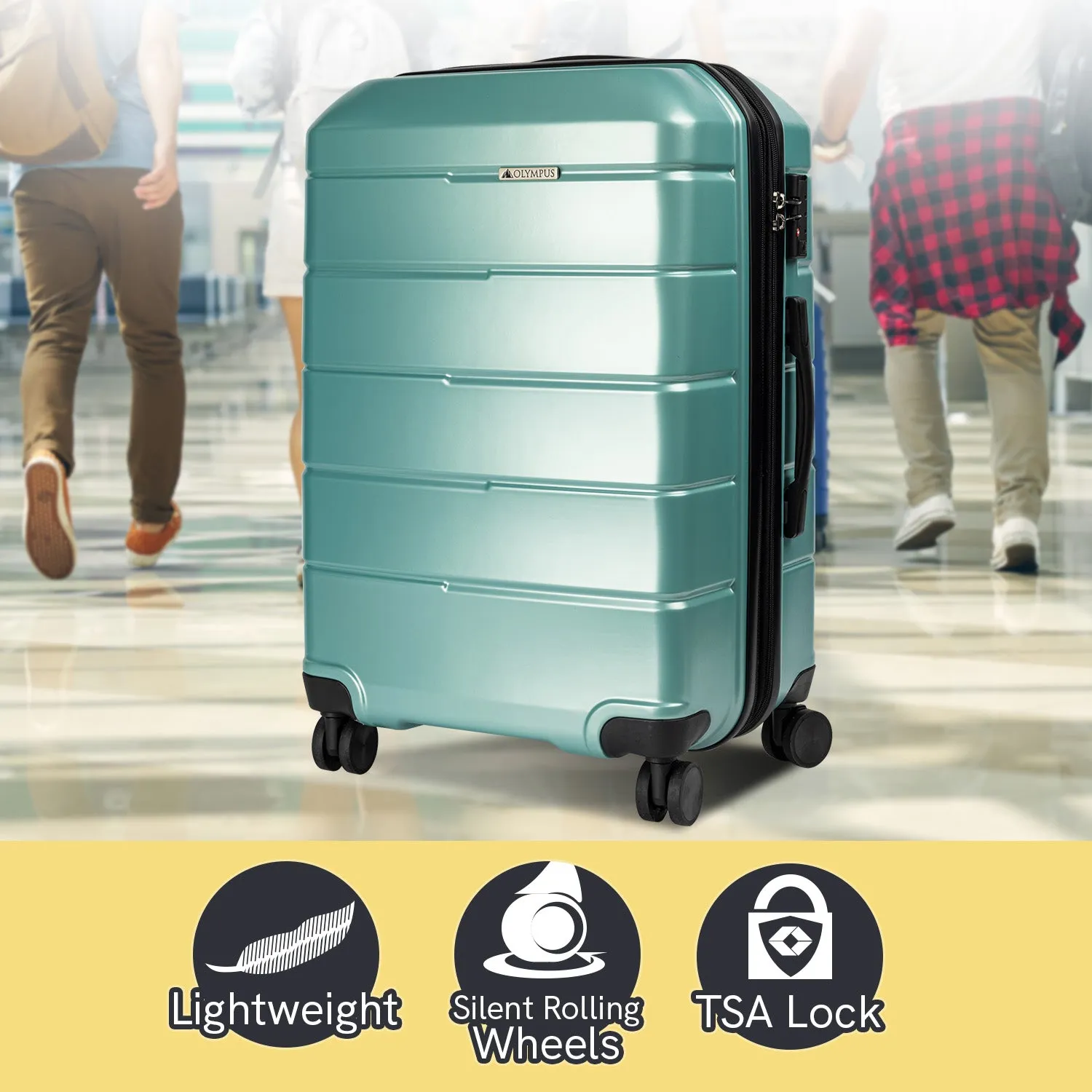 Olympus Artemis 20in Hard Shell  ABS PC - Electric Teal