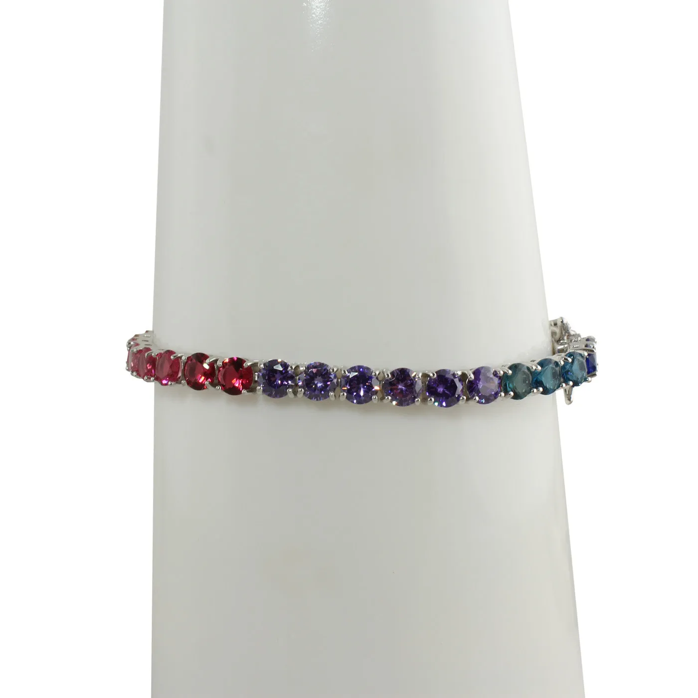 OMBRE RAINBOW TENNIS BRACELET