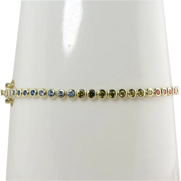 OMBRE RAINBOW TENNIS BRACELET