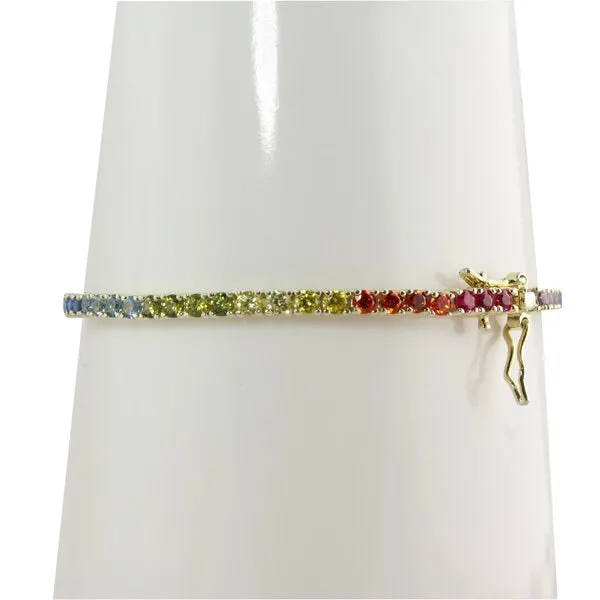 OMBRE RAINBOW TENNIS BRACELET