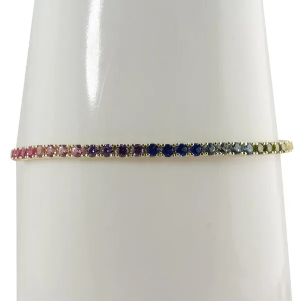OMBRE RAINBOW TENNIS BRACELET