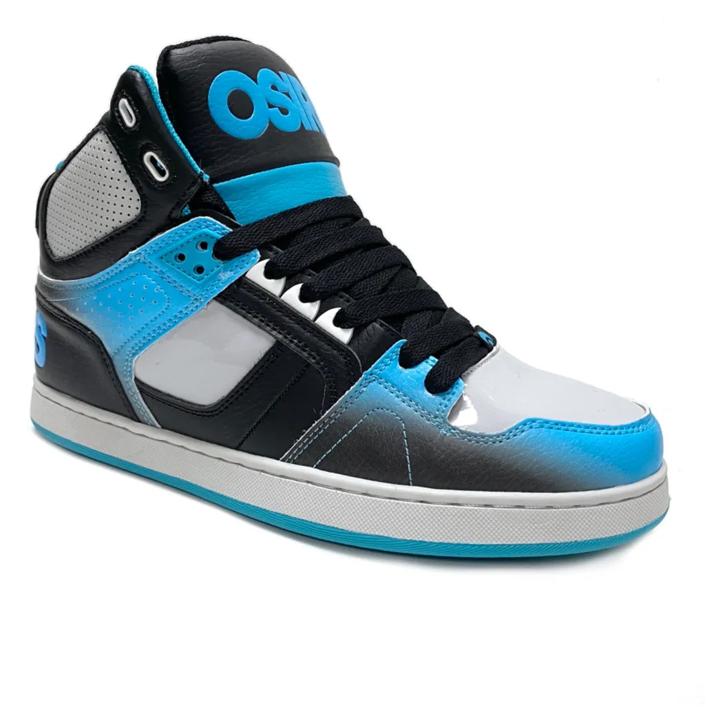 OSIRIS SHOES NYC 83 CLK BLACK BLUE FADE TRAINERS
