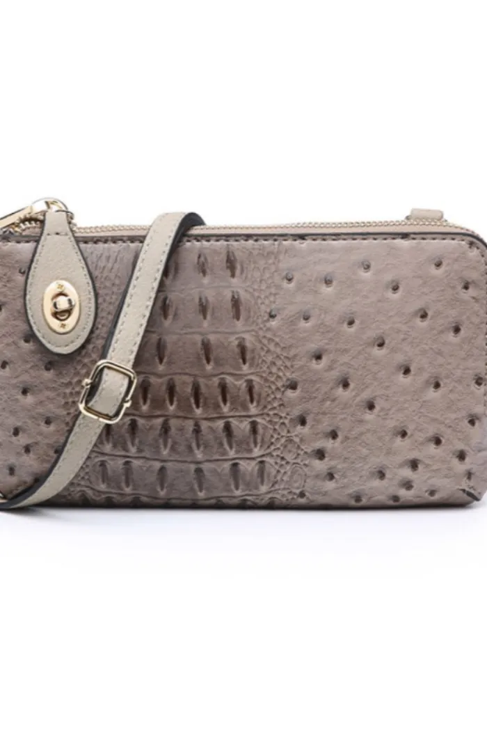Ostridge wristlet hand bag