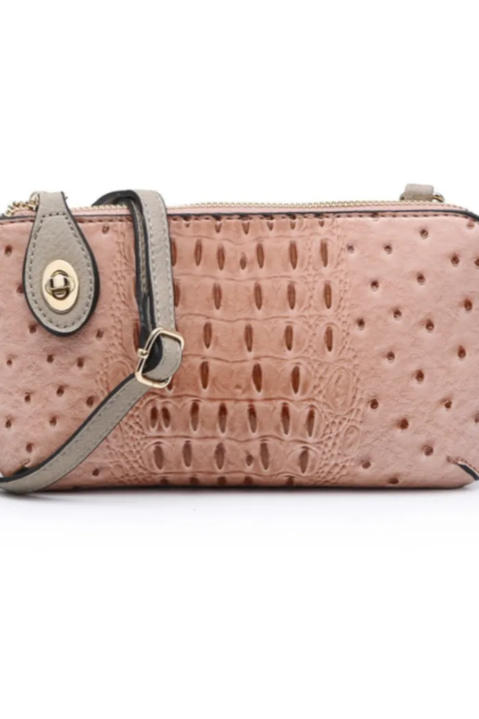 Ostridge wristlet hand bag