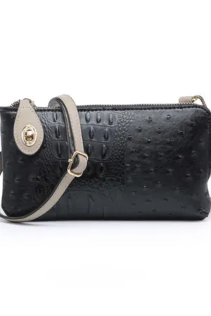Ostridge wristlet hand bag