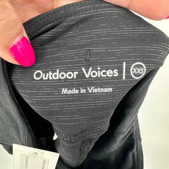 Outdoor Voices Hudson 4&quot; Skort in Black Size XXS NWT