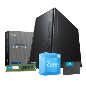 PCBuilder Intel Core i3-12100 HOME Master Windows 11 Desktop PC