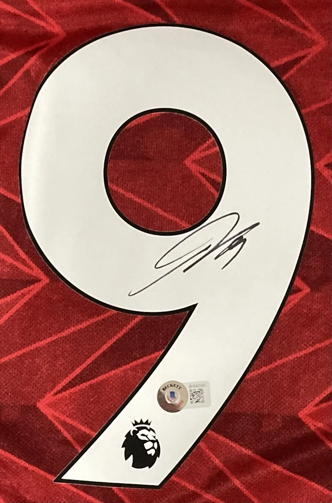 Pierre-Emerick Aubameyang Signed Arsenal FC Adidas Soccer Jersey BAS