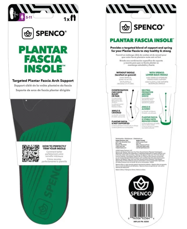 Plantar Fascia Insole (Women's)