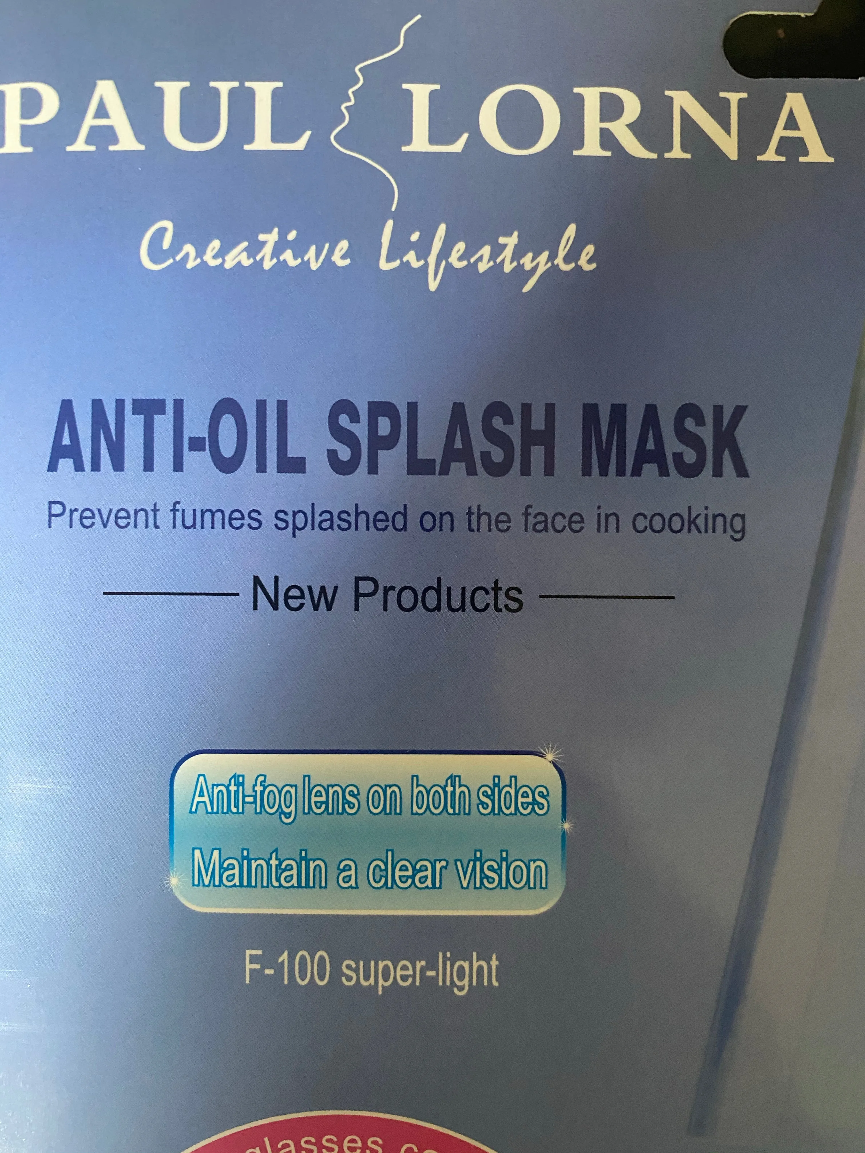 Plastic Glasses Shield Mask
