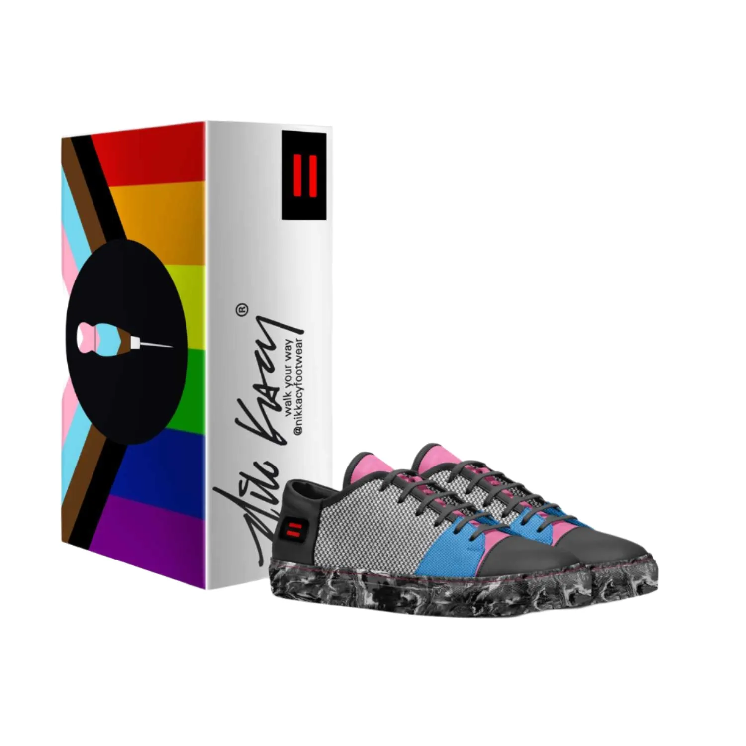 ProudAF Low-Top Sneakers – Walk with Pride