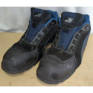 Puma Safety Rio Low Mens Sneaker Black/Blue Size 13M ASTM F2413-11