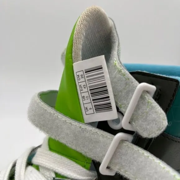 PUMA Sky 2 High-tops Men's White, Teal, Lime Green, &amp; Black Sneakers Size 10