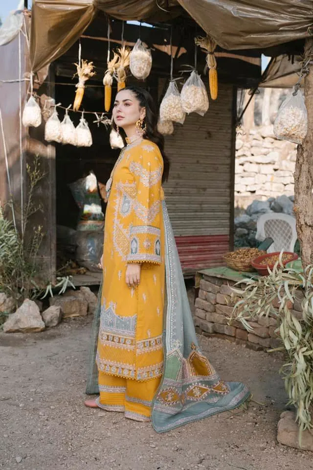 QALAMKAR MIRAHIL | LUXURY LAWN '22 | FAERIE-12