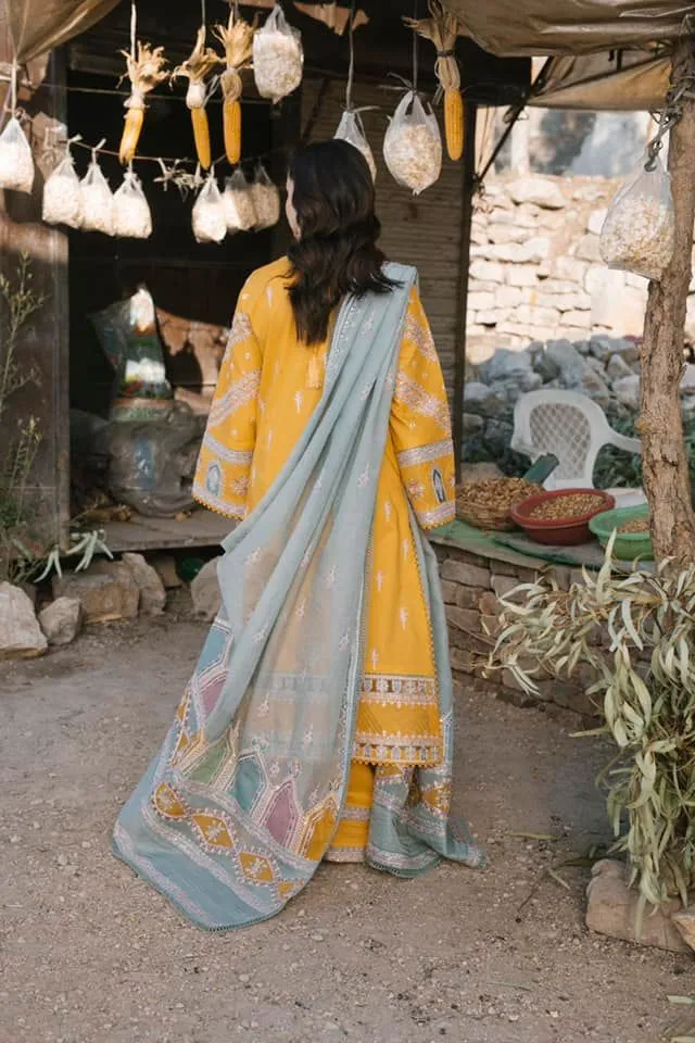 QALAMKAR MIRAHIL | LUXURY LAWN '22 | FAERIE-12