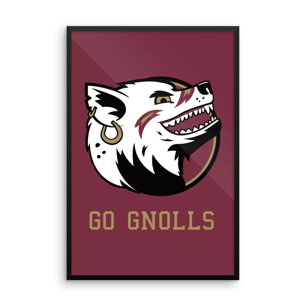 "Go Gnolls" Framed Poster