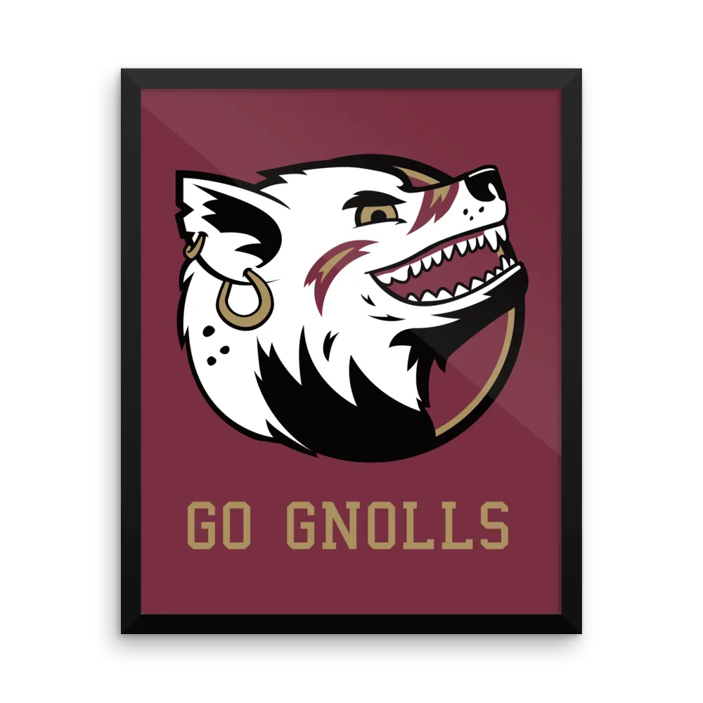 "Go Gnolls" Framed Poster