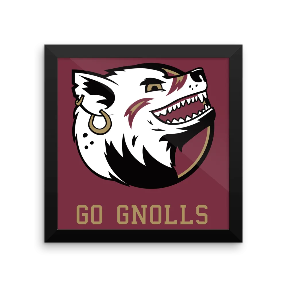 "Go Gnolls" Framed Poster