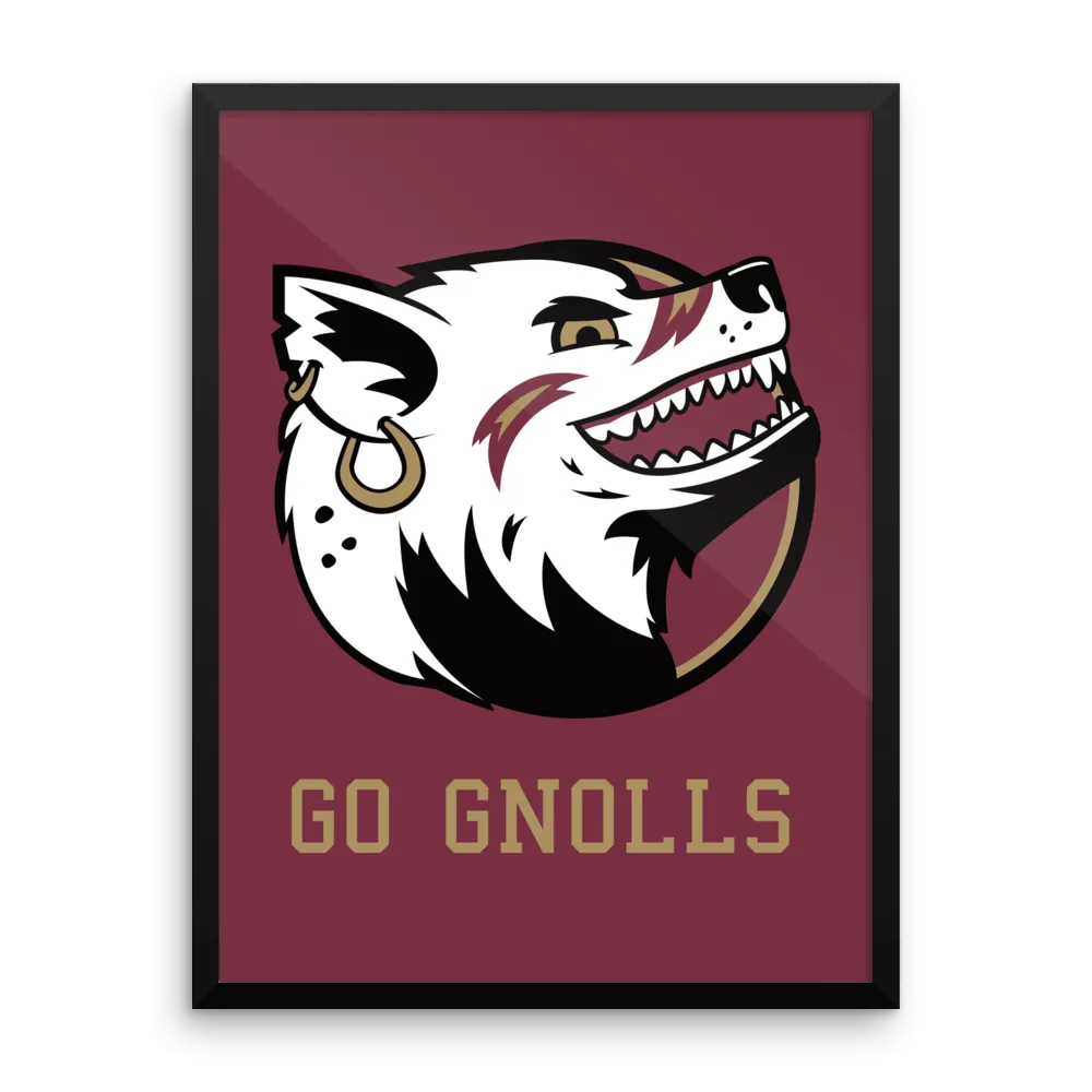 "Go Gnolls" Framed Poster