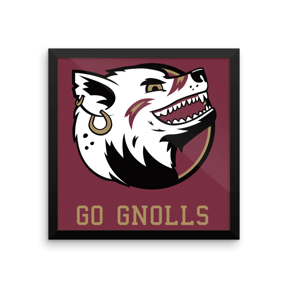 "Go Gnolls" Framed Poster