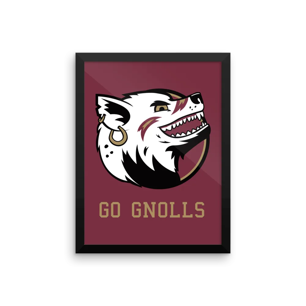 "Go Gnolls" Framed Poster