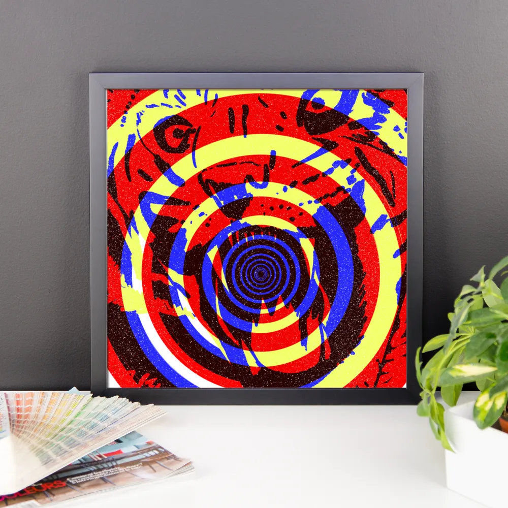 "Tiger Nachos" Framed Poster