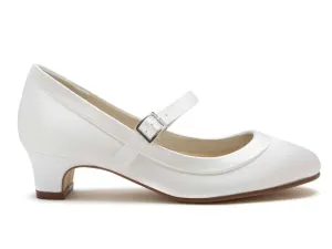 Rainbow Club 'Maisie' - White Satin Heel